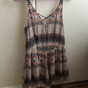 Super cute patterned romper!!